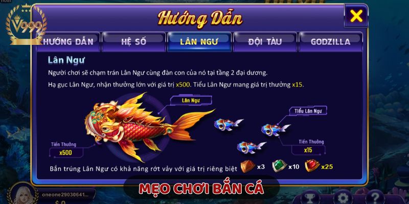 Mẹo bắn cá chuẩn xác, thắng lớn siêu dễ dàng